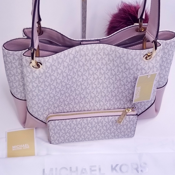 Michael Kors 3SET PURSE BAG WALLET CHARM - Picture 5 of 11